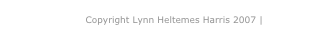  Copyright Lynn Heltemes Harris 2007 |Contact Me   